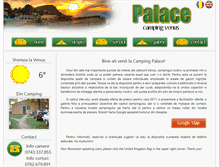 Tablet Screenshot of campingpalace.ro